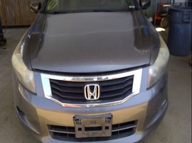 2008 HONDA ACCORD, GRAY, EX-L, 3.5L, AT,  A25128
